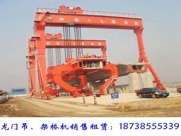 山东滨州门式起重机厂家80吨200吨的龙门